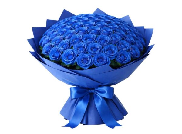 60 Blue Roses