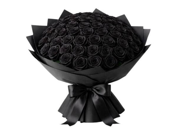 60 Black Roses